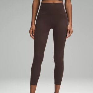 Wunder Train HR Tight 25” with Pockets, Espresso